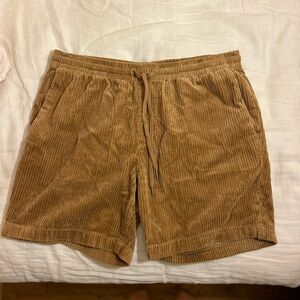 100% Cotton PacSun Brown Corduroy Men's Shorts